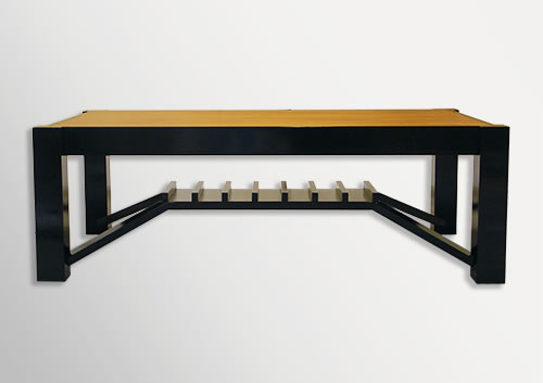 soffbord svart mahogny