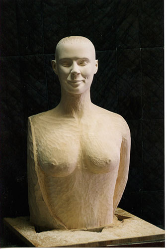 träskulptur