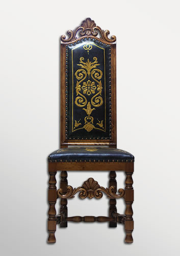 gyllenläder barockstol