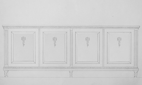 ritning sideboard